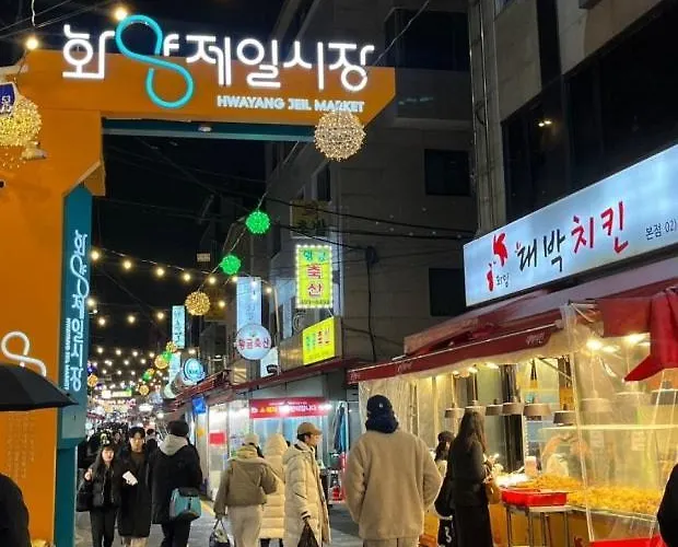 公寓 New 건대입구역 도보 3분 Juny House #성수 #kspo #ddp #강남 #경복궁 *